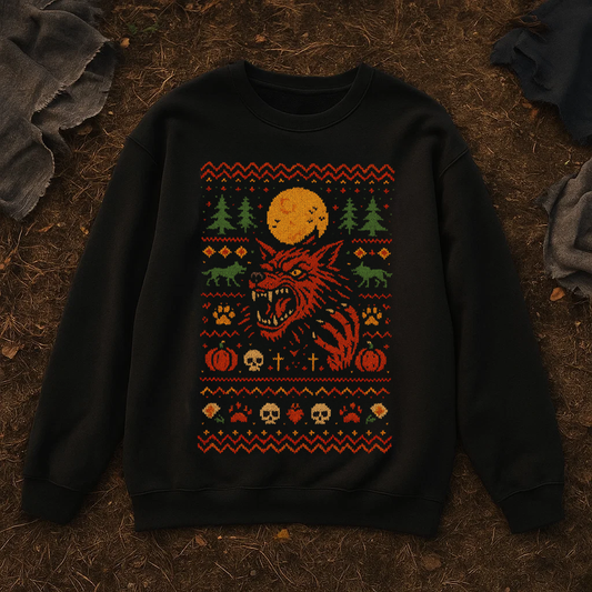 Werewolf Ugly Christmas Sweatshirt
