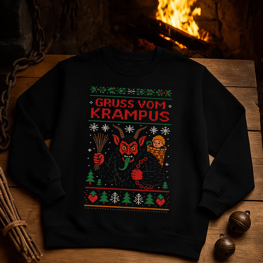 Gruss Vom Krampus Ugly Christmas Sweatshirt