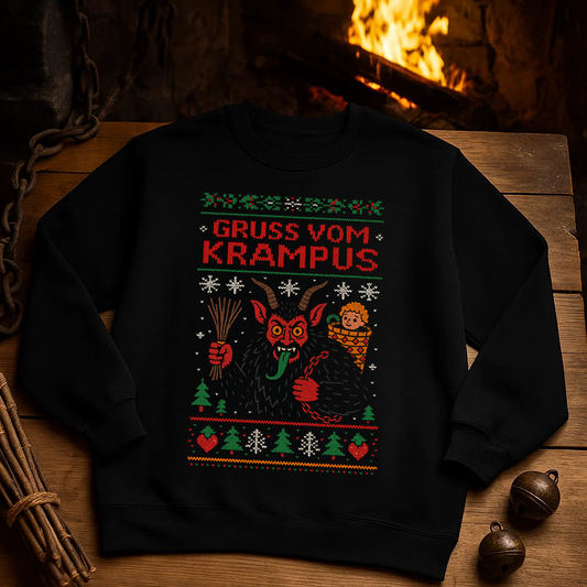 Gruss Vom Krampus Ugly Christmas Sweatshirt