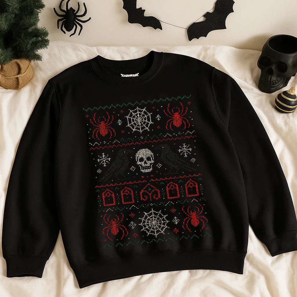 Goth Stuff Ugly Christmas Sweatshirt