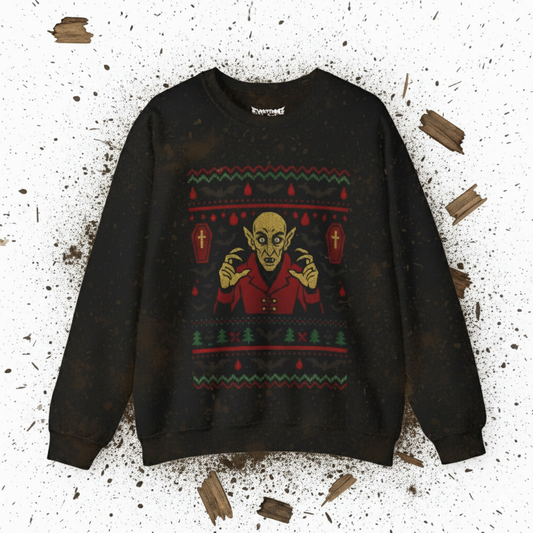 Nosferatu Ugly Christmas Sweatshirt