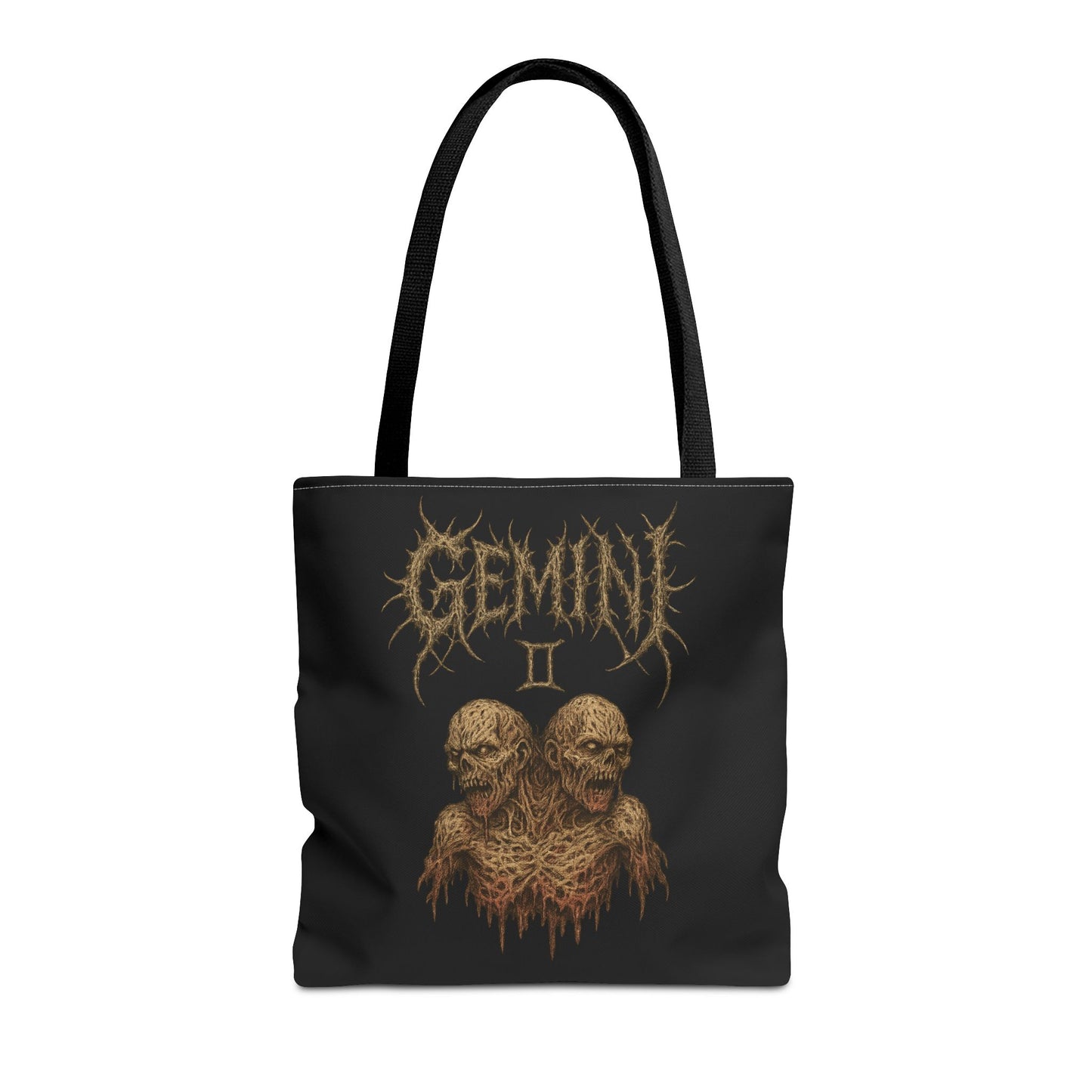 Gemini Zodiac Metal Tote Bag