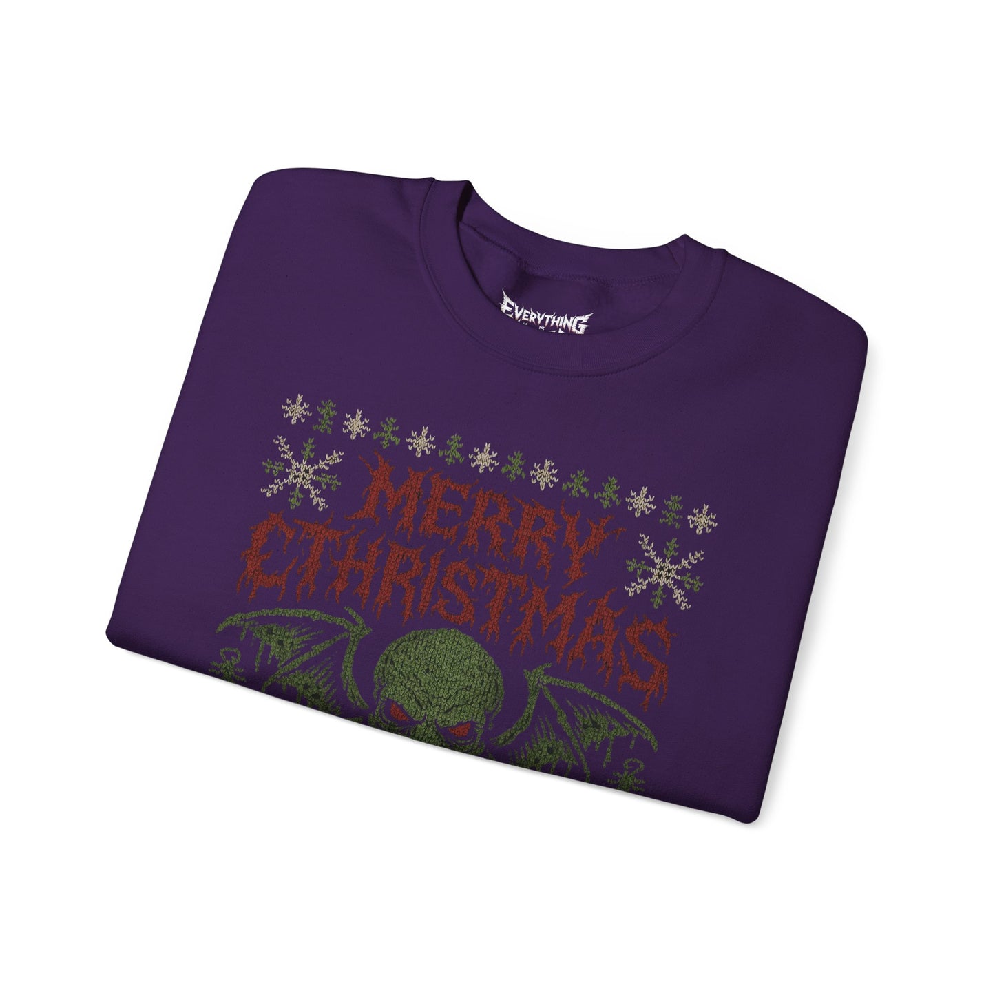 Merry Cthristmas from Cthulhu Ugly Christmas Sweatshirt