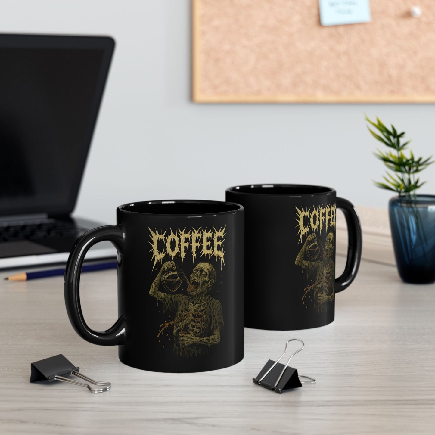 COFFEE Metal Zombie Mug - 11oz & 15oz