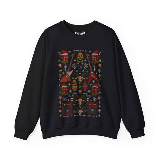 Metal Mayhem Ugly Christmas Sweatshirt