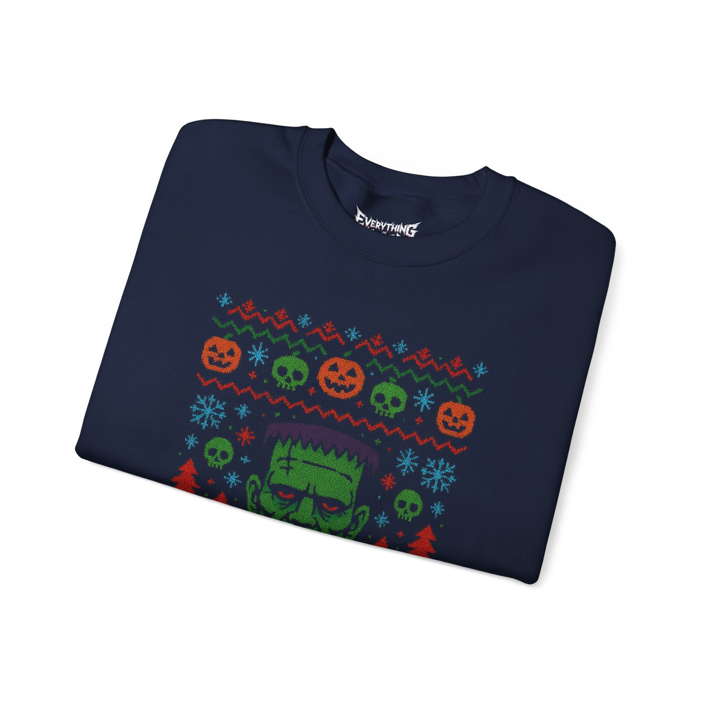 Frankenstein Ugly Christmas Sweatshirt