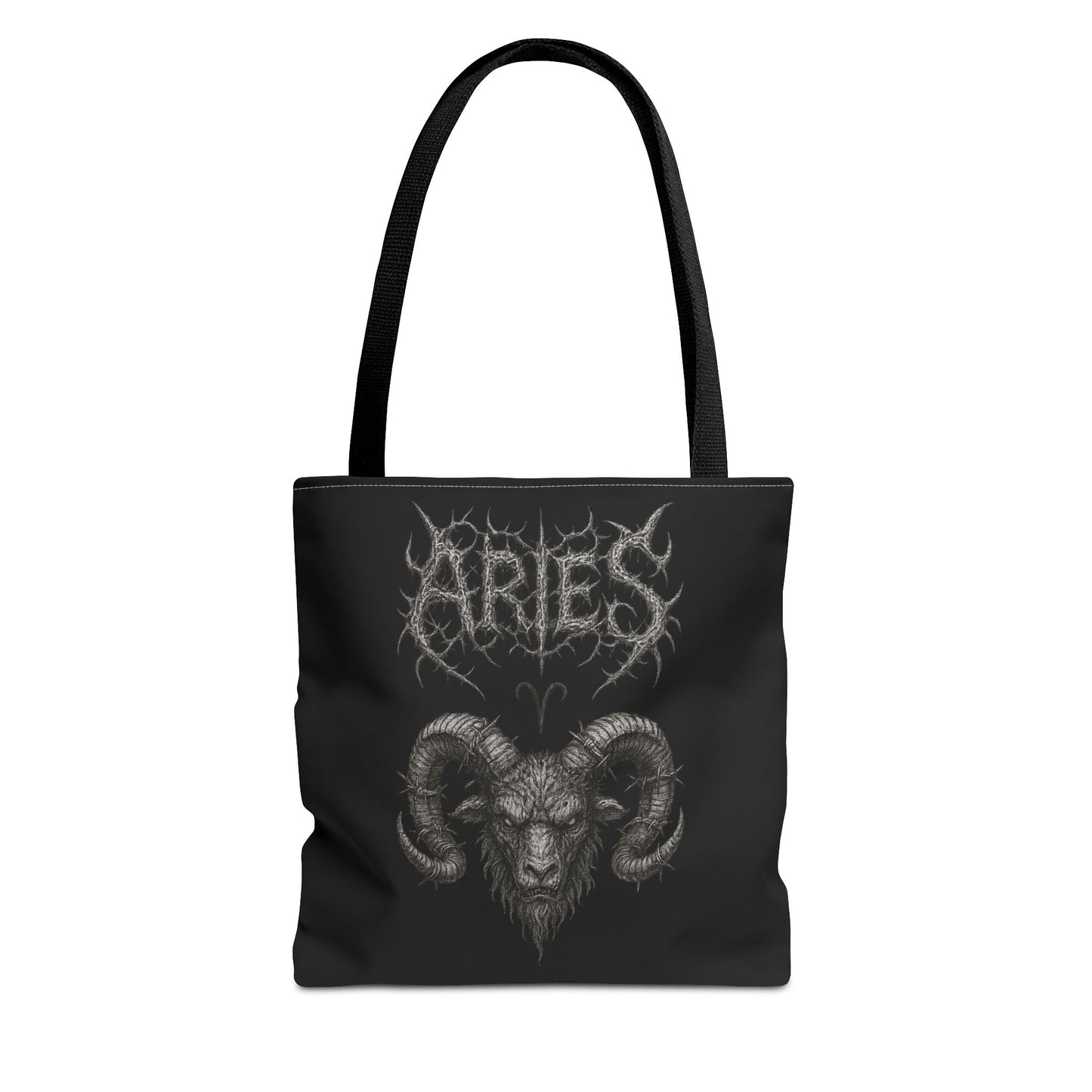 Aries Zodiac Metal Tote Bag