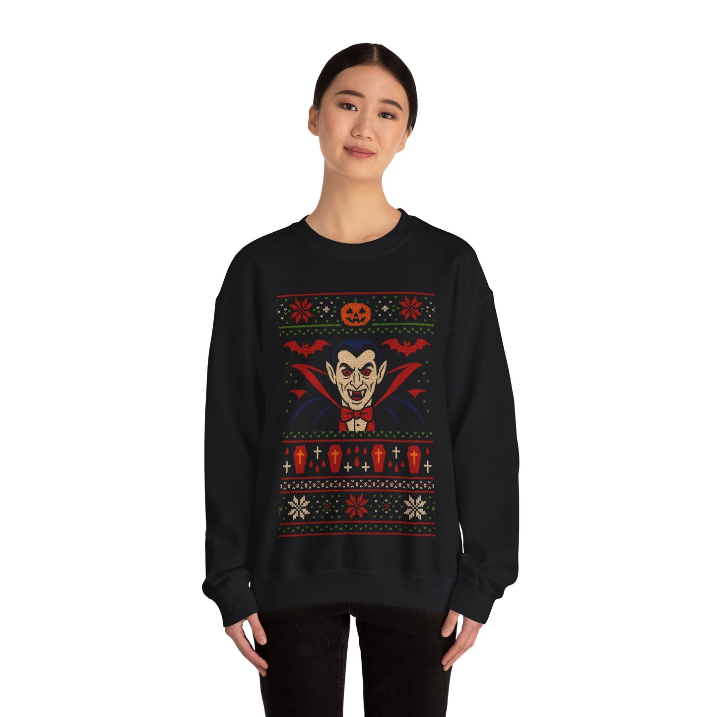 Dracula Ugly Christmas Sweatshirt