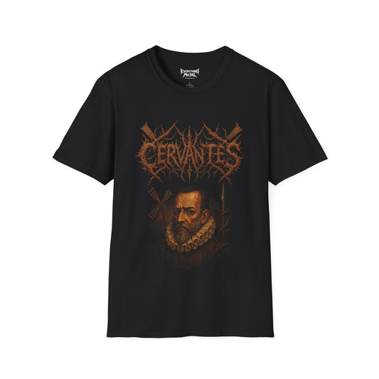 Miguel de Cervantes Metal Unisex Shirt