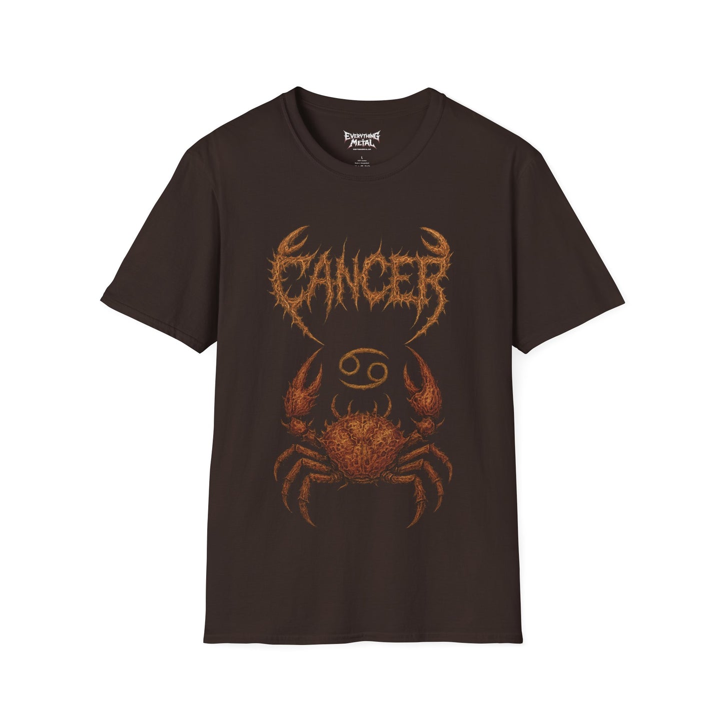Cancer Crab Zodiac Metal Unisex Shirt