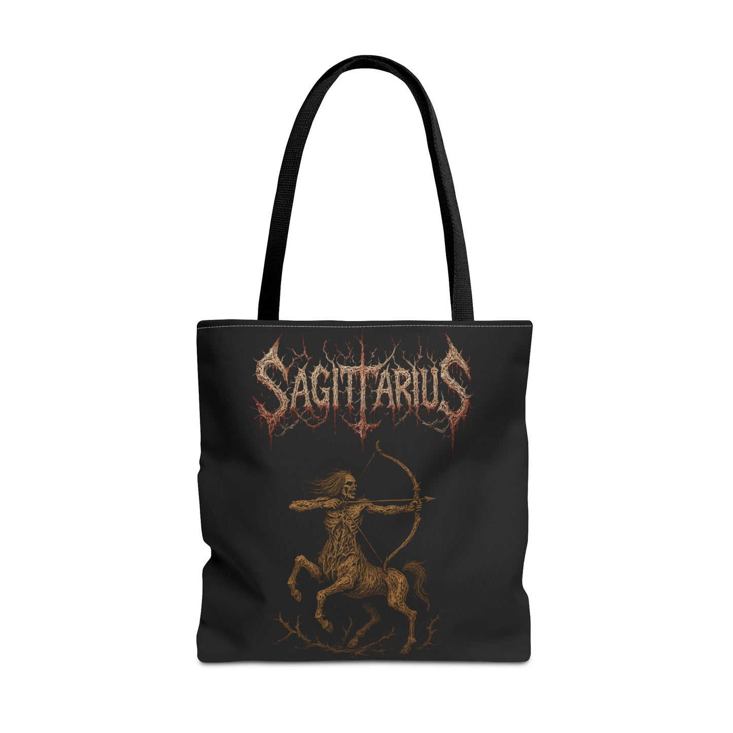 Sagittarius Zodiac Metal Tote Bag