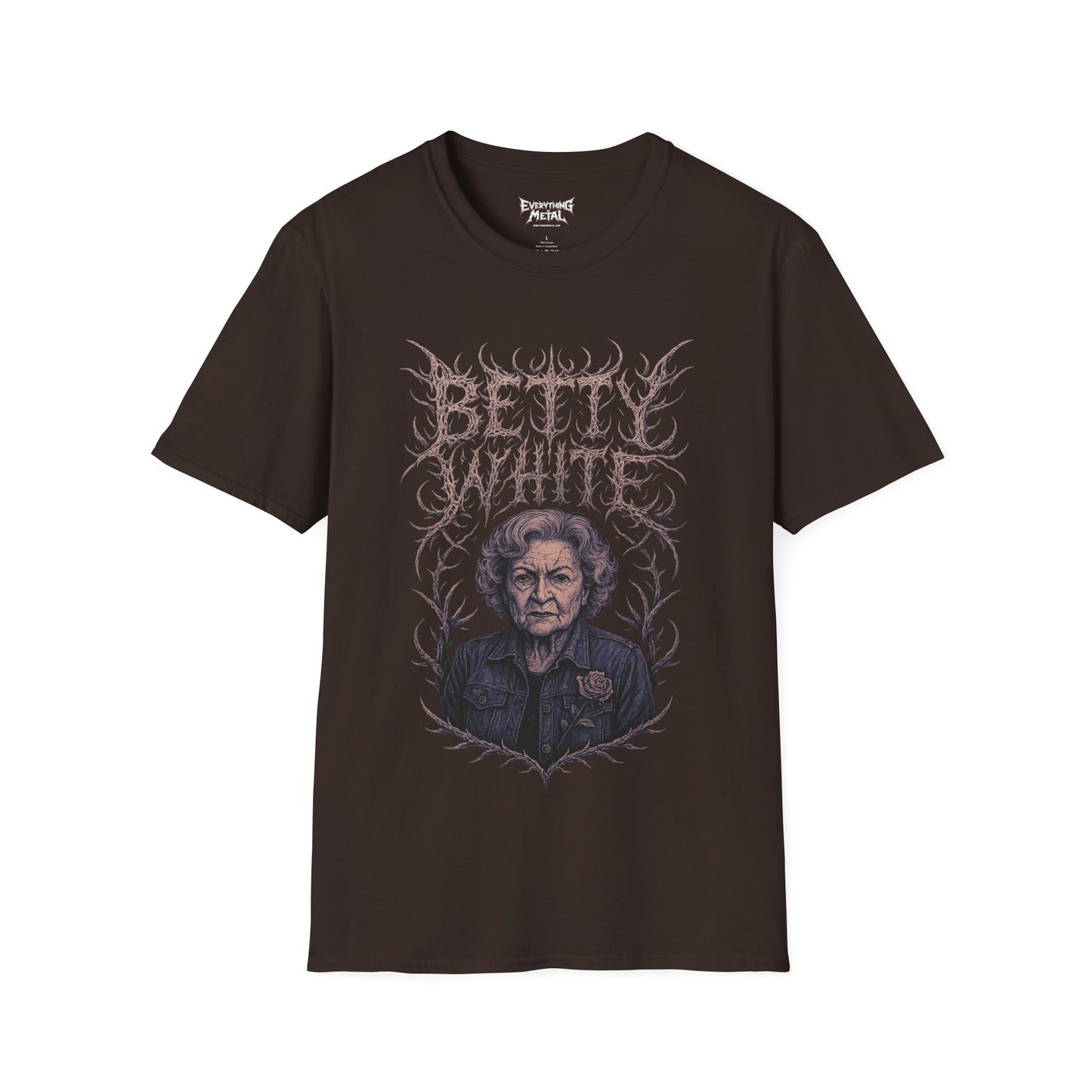 Betty White Metal Unisex Shirt