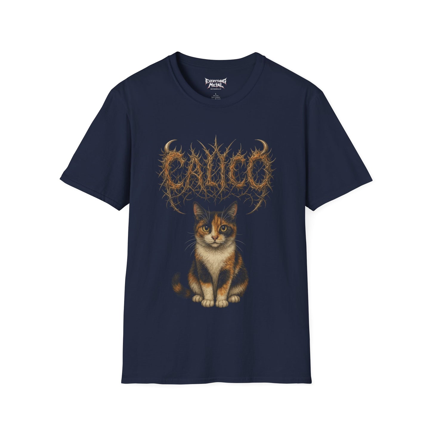 Calico Cat Metal Unisex Shirt