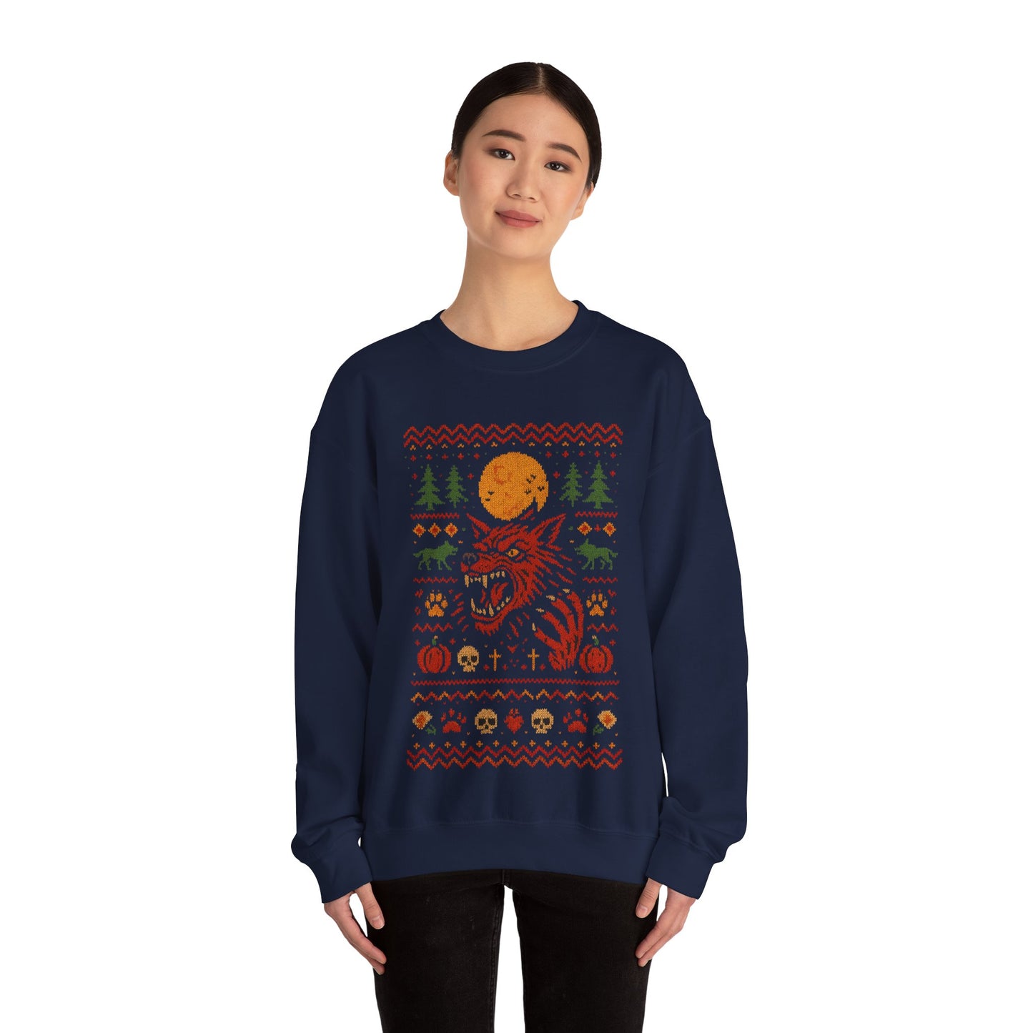 Werewolf Ugly Christmas Sweatshirt
