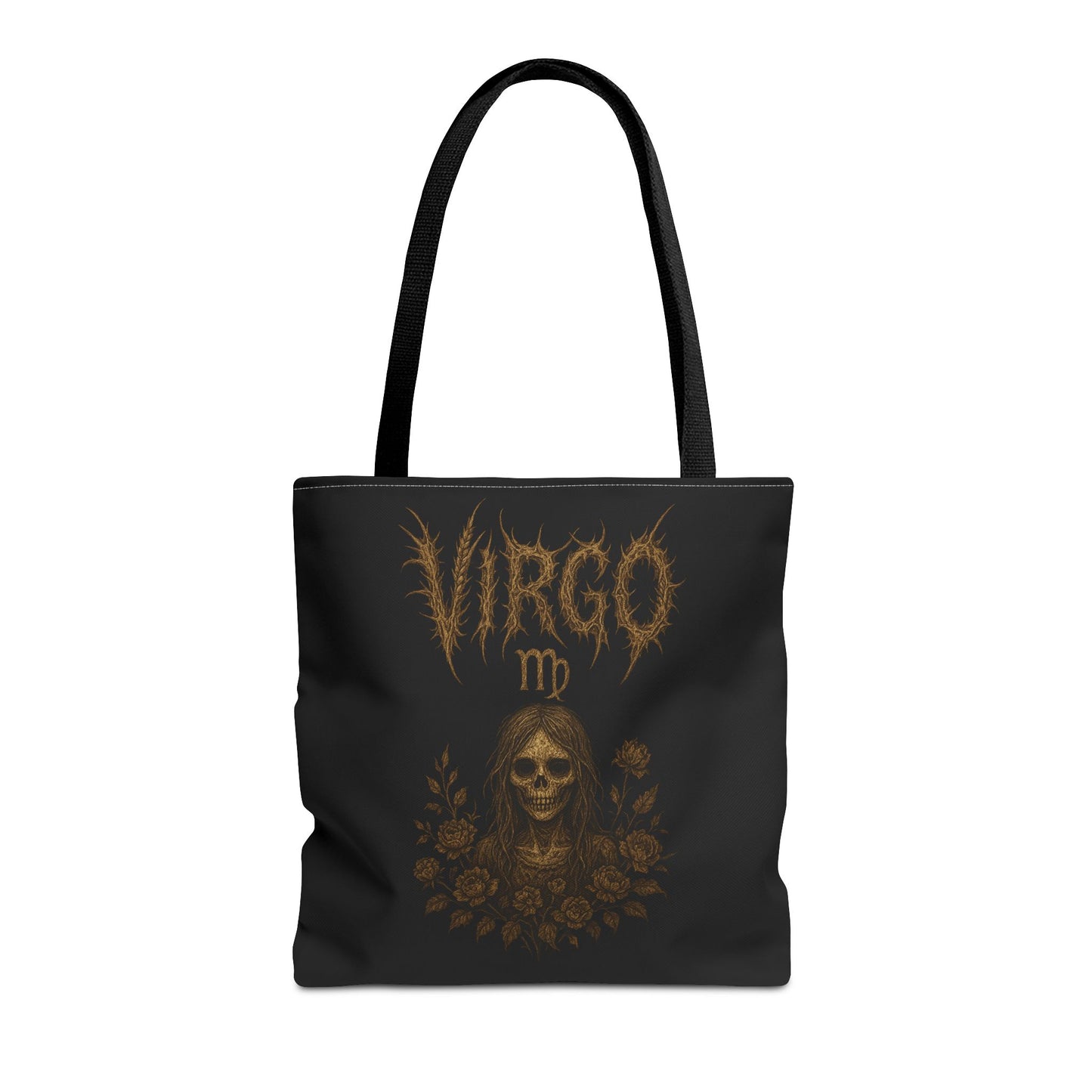 Virgo Zodiac Metal Tote Bag