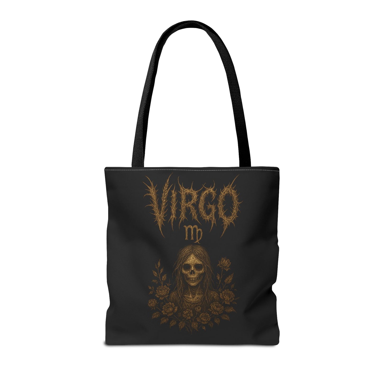 Virgo Zodiac Metal Tote Bag