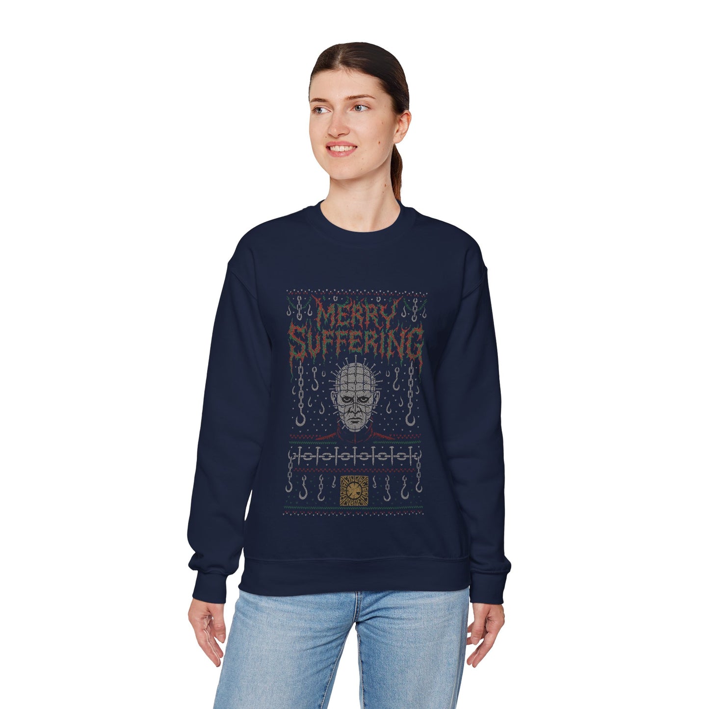 Merry Suffering Ugly Christmas Sweatshirt