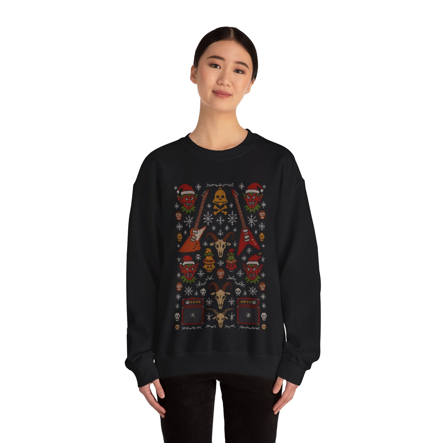 Metal Mayhem Ugly Christmas Sweatshirt