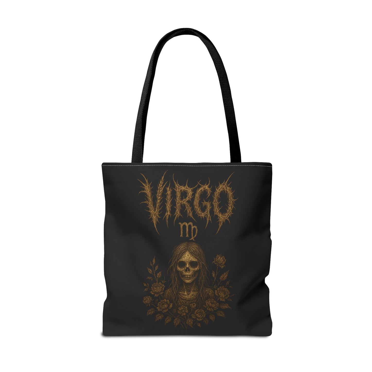 Virgo Zodiac Metal Tote Bag