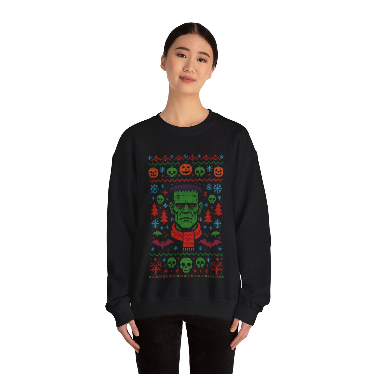 Frankenstein Ugly Christmas Sweatshirt