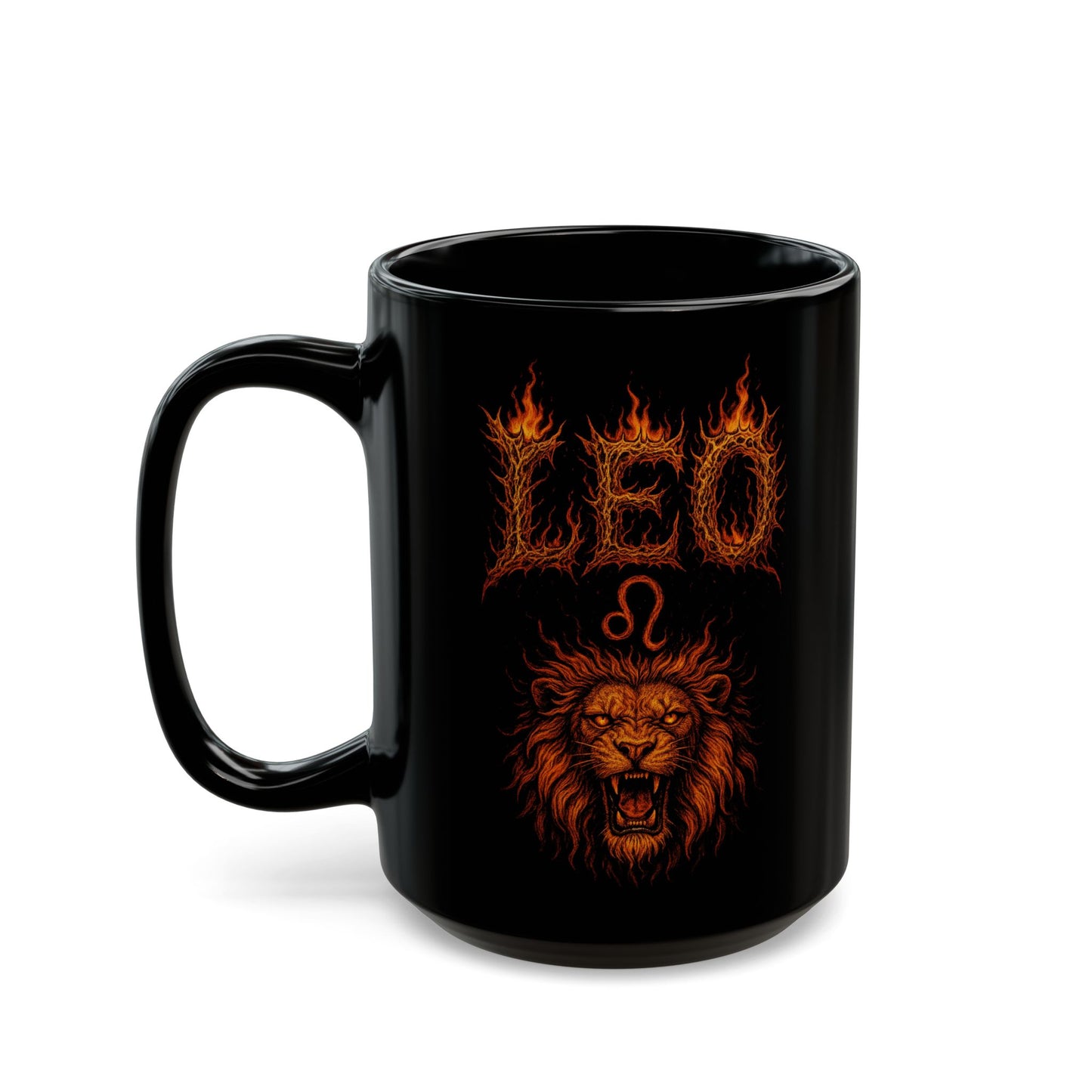 Leo Zodiac Metal Mug - 11oz & 15oz