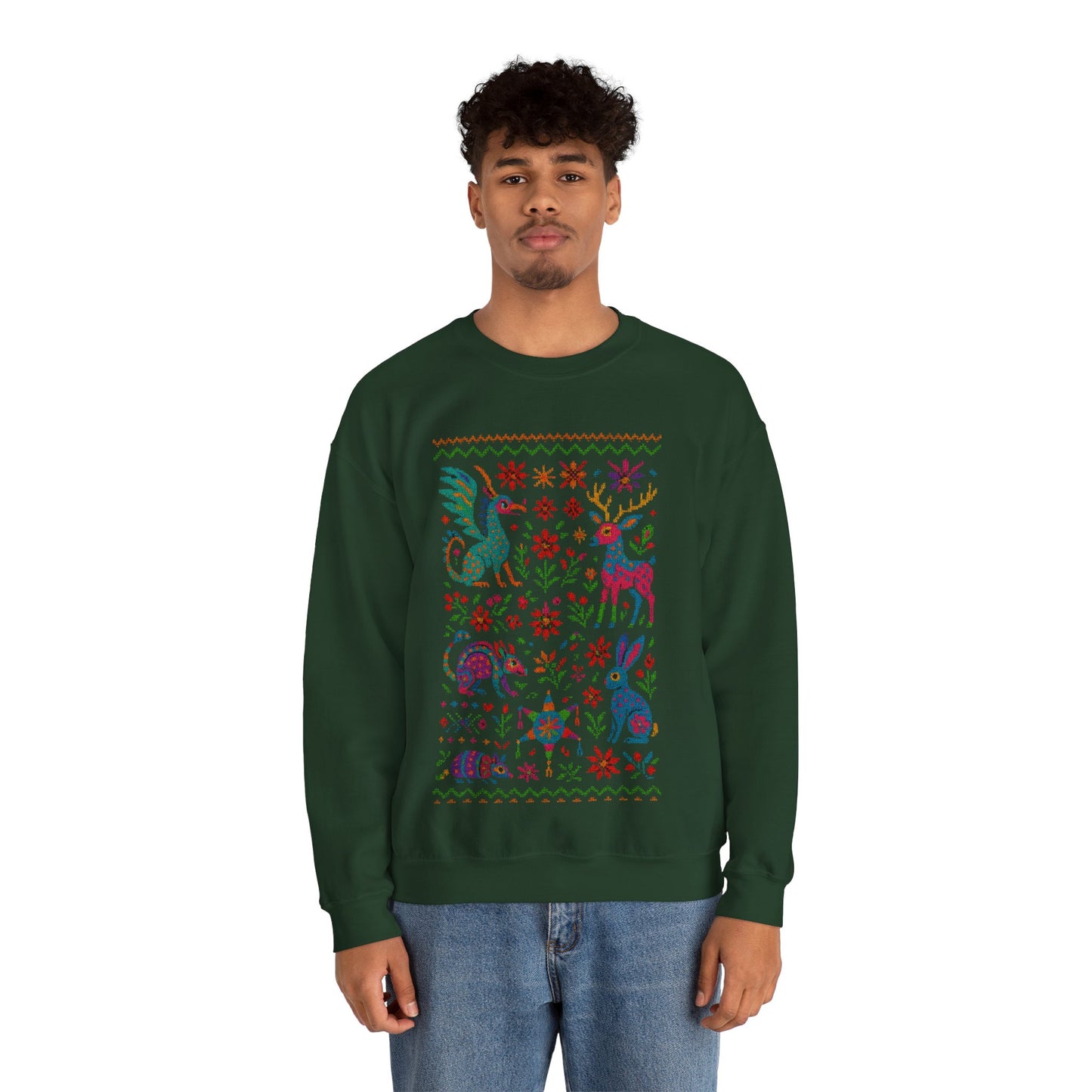 Alebrije Ugly Christmas Sweatshirt