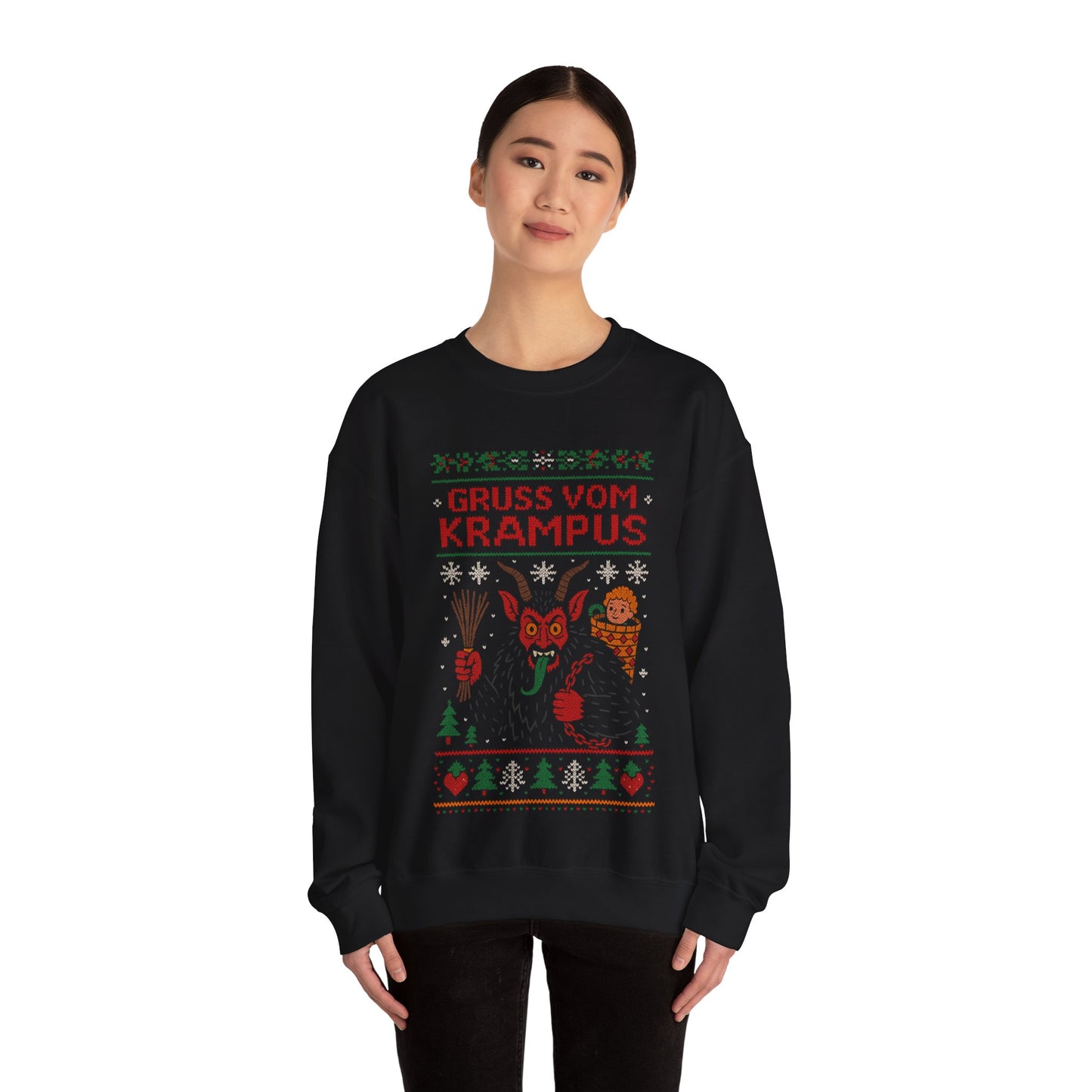 Gruss Vom Krampus Ugly Christmas Sweatshirt