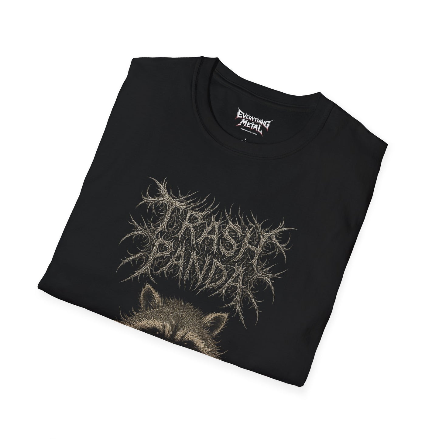 Trash Panda Raccoon Metal Unisex Shirt