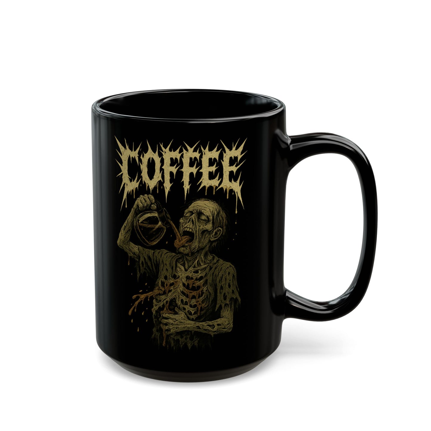 COFFEE Metal Zombie Mug - 11oz & 15oz
