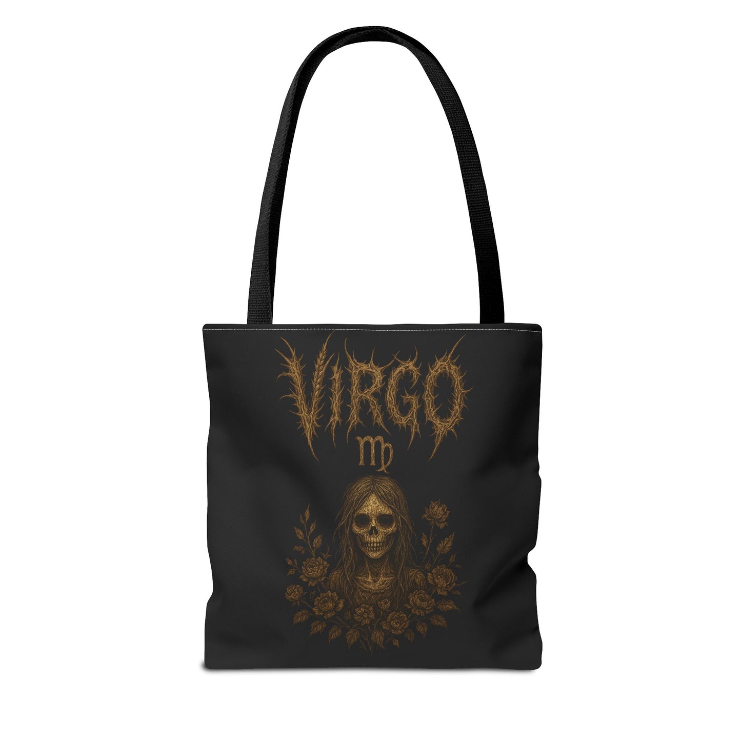Virgo Zodiac Metal Tote Bag
