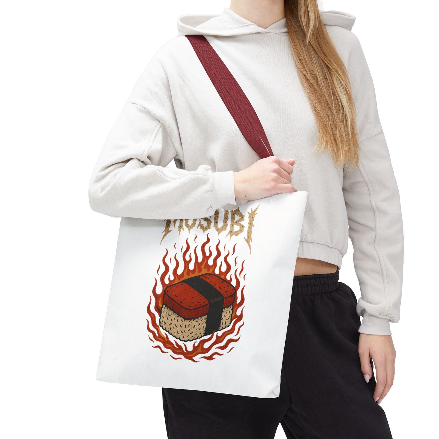 MUSIBI METAL Tote for Musubi Metalheads, Spam Slammers, Nori Noisemakers, Seaweed Shredders and Rice Rampagers - Foodie Tote