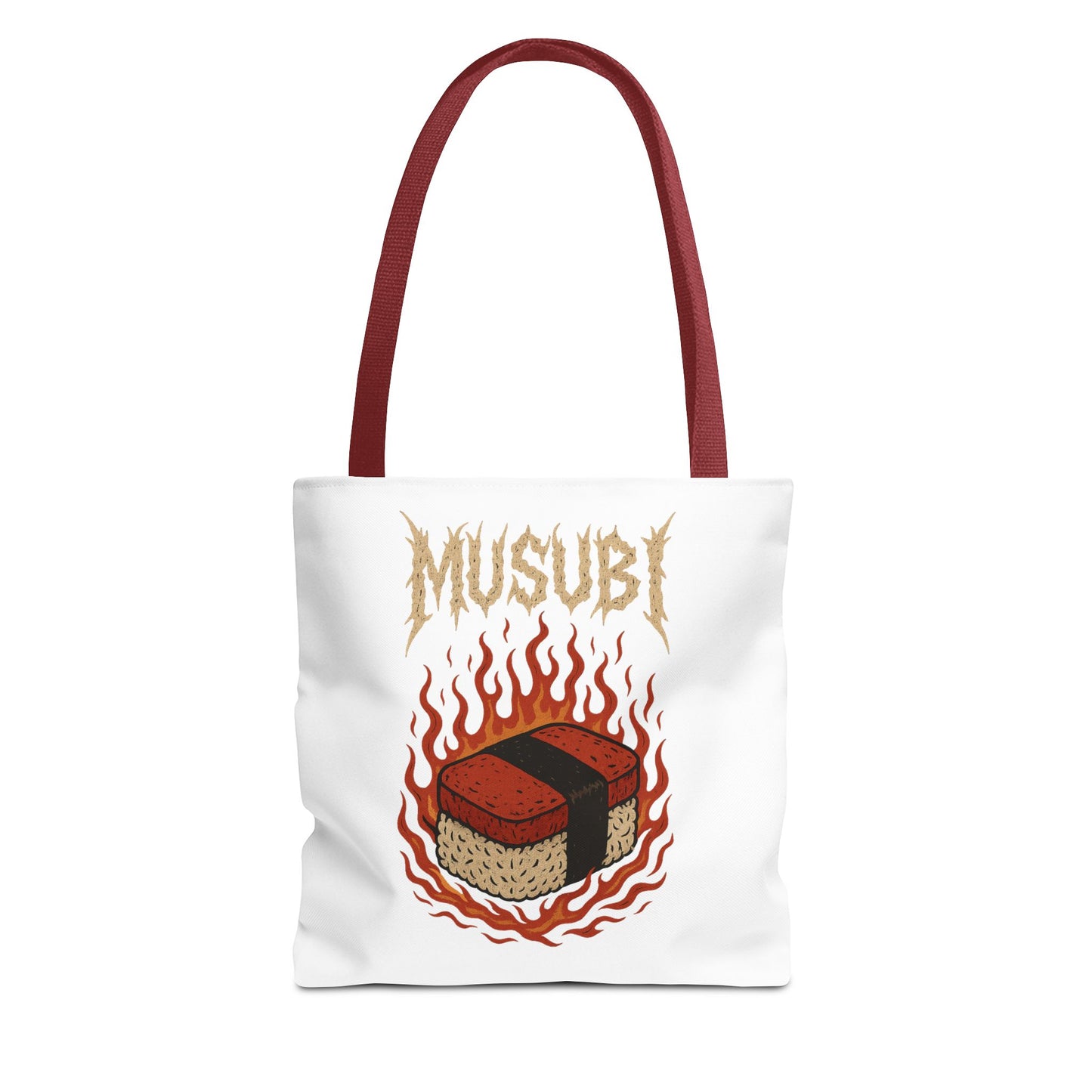 MUSIBI METAL Tote for Musubi Metalheads, Spam Slammers, Nori Noisemakers, Seaweed Shredders and Rice Rampagers - Foodie Tote