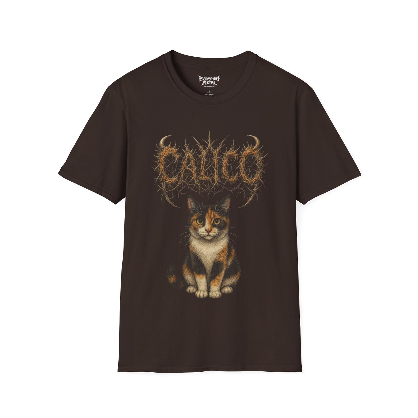 Calico Cat Metal Unisex Shirt