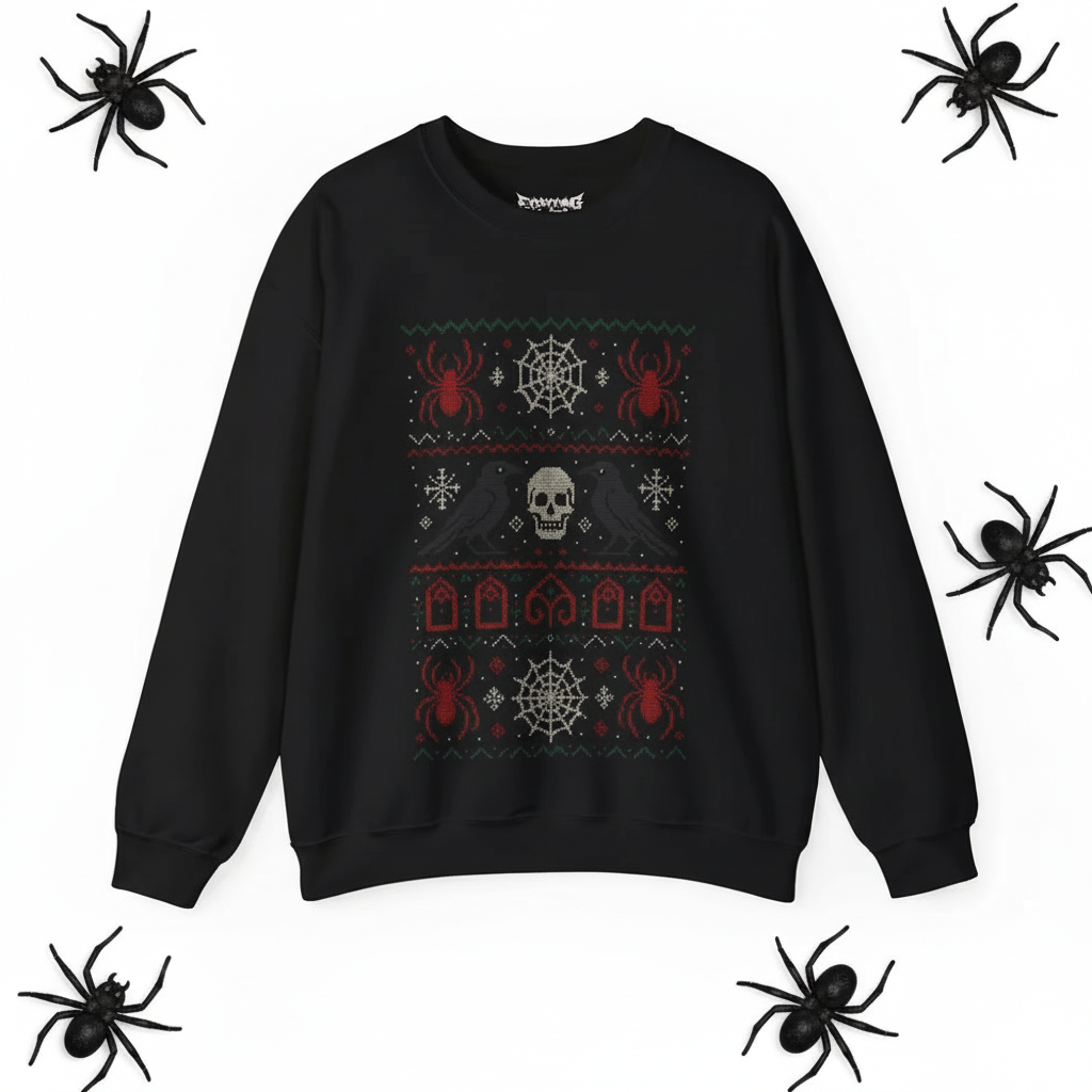 Goth Stuff Ugly Christmas Sweatshirt
