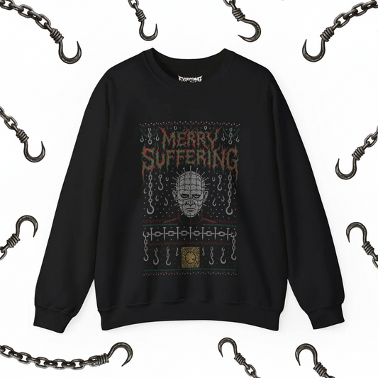 Merry Suffering Ugly Christmas Sweatshirt