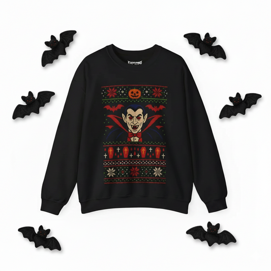 Dracula Ugly Christmas Sweatshirt