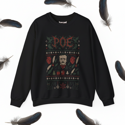 Edgar Allen Poe Christmas Sweatshirt