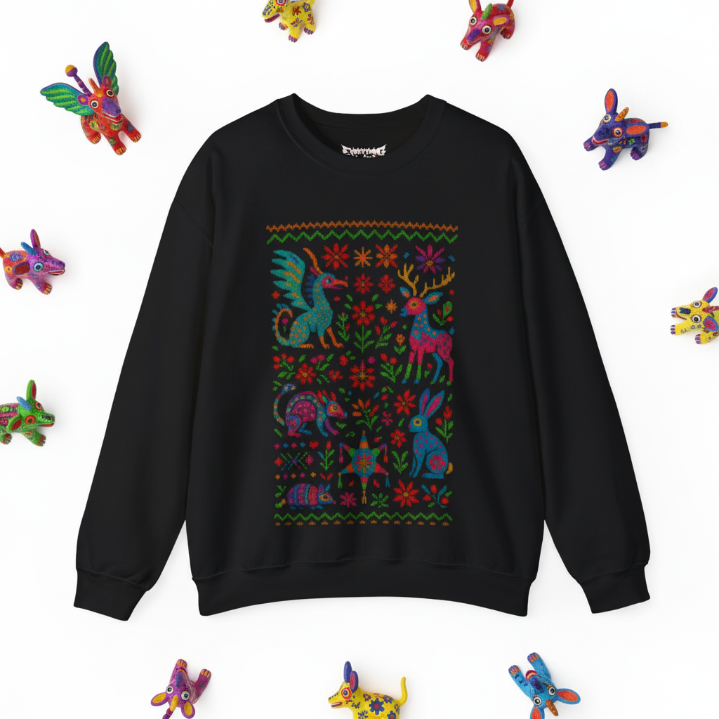 Alebrije Ugly Christmas Sweatshirt