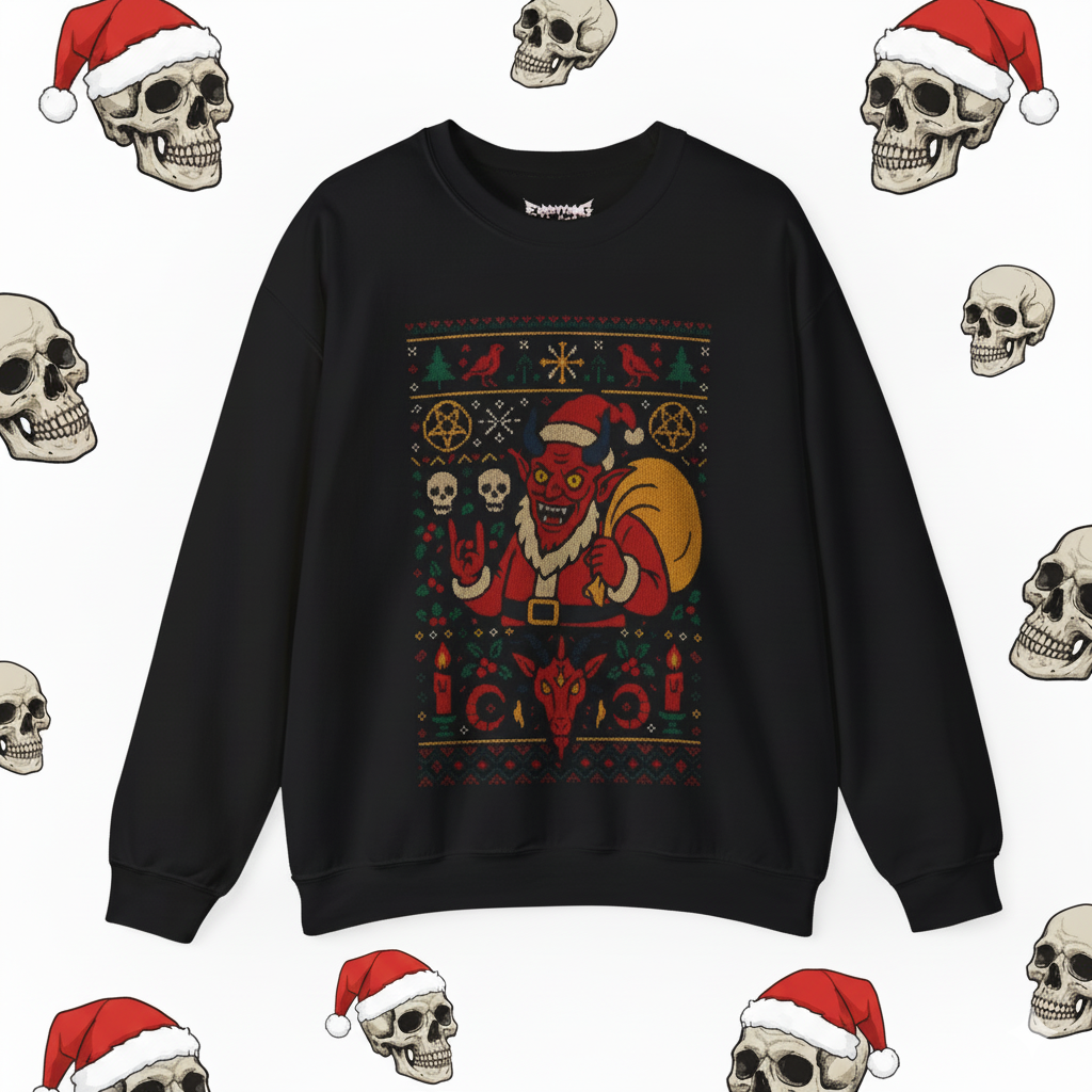Satan Claus Ugly Christmas Sweatshirt