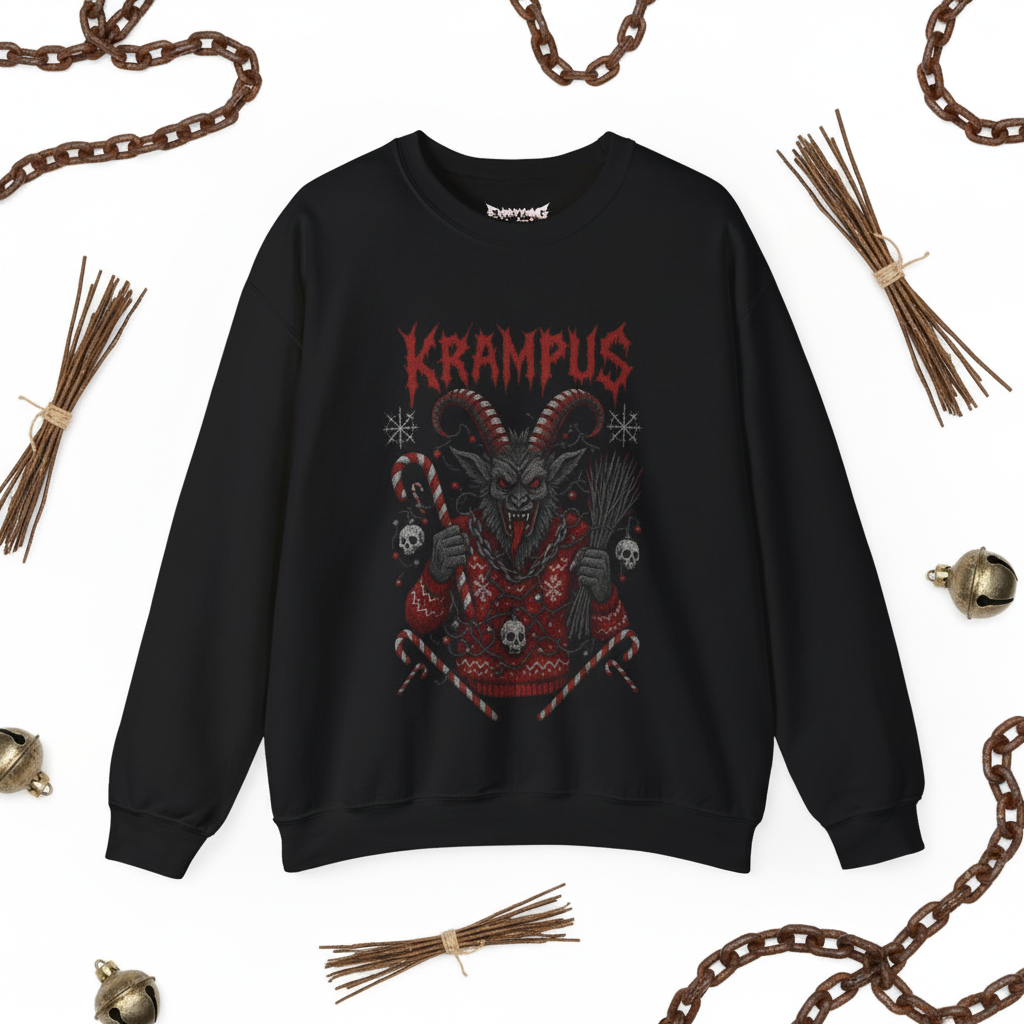 Krampus Ugly Christmas Sweatshirt